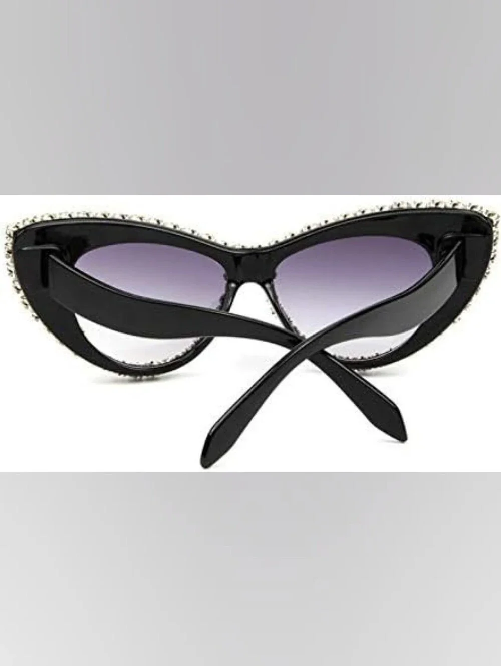 Women's vintage-style, oversized cat-eye sunglasses